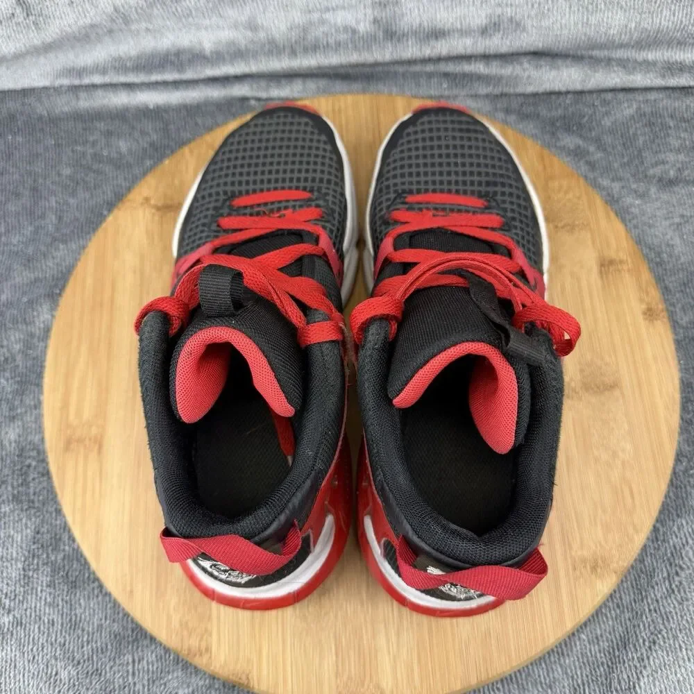 Nike LeBron Witness 7 Shoes Boys Size 5.5Y Black Red Basket Sneakers DQ8650-005